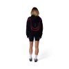 BLUZA Z KAPTUREM DAMSKA FOX VISION OVERSIZED FLEECE PO BLACK XS